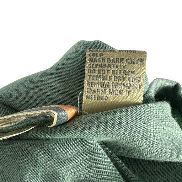 Bobby Chan Peter Pan Second Star to the Right Silk Cropped Relaxed Tee Green S - Picture 4 of 5